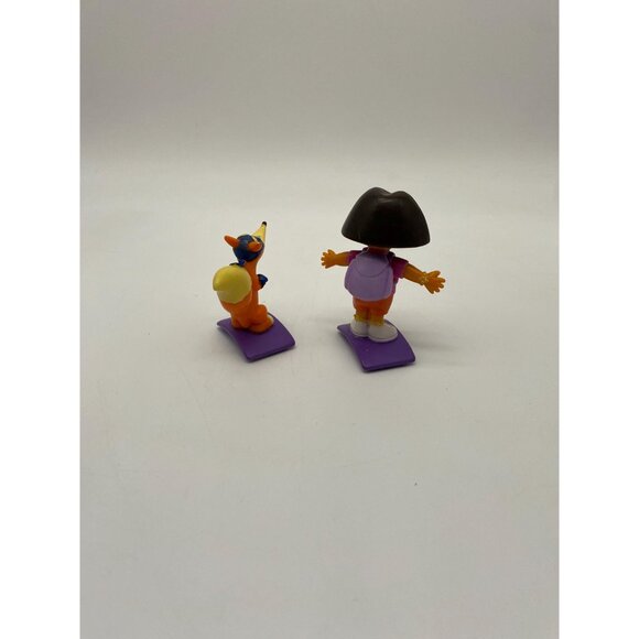 Vintage 2006 Dora the Explorer and Swiper Figurine Set - Mattel Nickelodeon - Picture 4 of 5